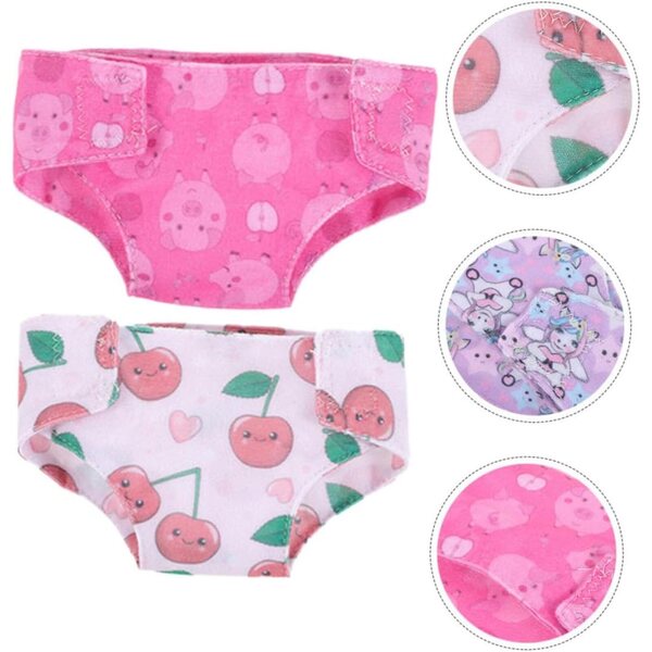 Gatuida 2 Culottes per Bambole 18 Pollici, Sottovesti Leggeri e Lavabili per Bambole