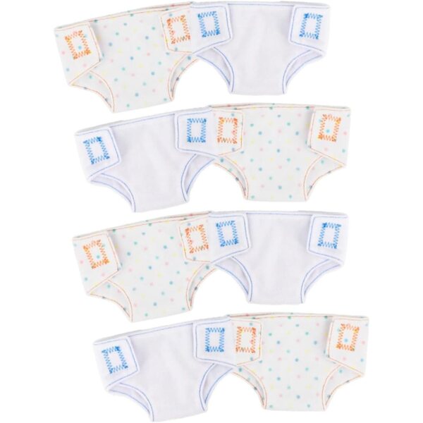Gatuida 8 pezzi Mini Culottes per Bambole - Sottovesti in Tessuto Multicolore