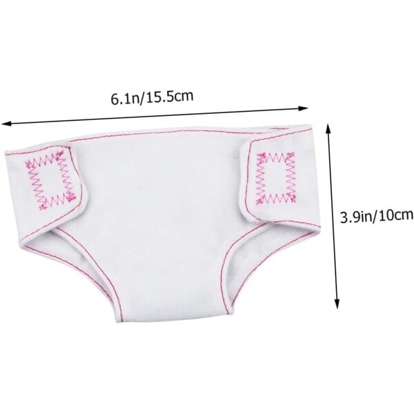 Gatuida 8 pezzi Mini Culottes per Bambole - Sottovesti in Tessuto Multicolore