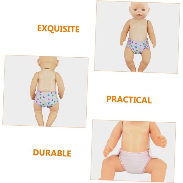 Gatuida 8 pezzi Mini Culottes per Bambole - Sottovesti in Tessuto Multicolore