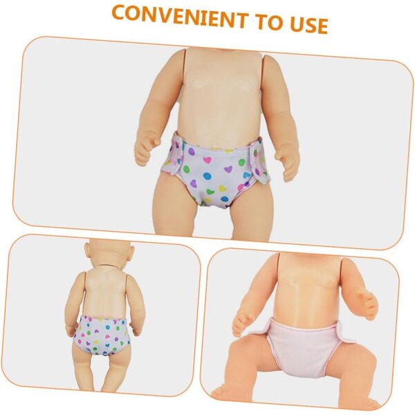 Gatuida 8 pezzi Mini Culottes per Bambole - Sottovesti in Tessuto Multicolore