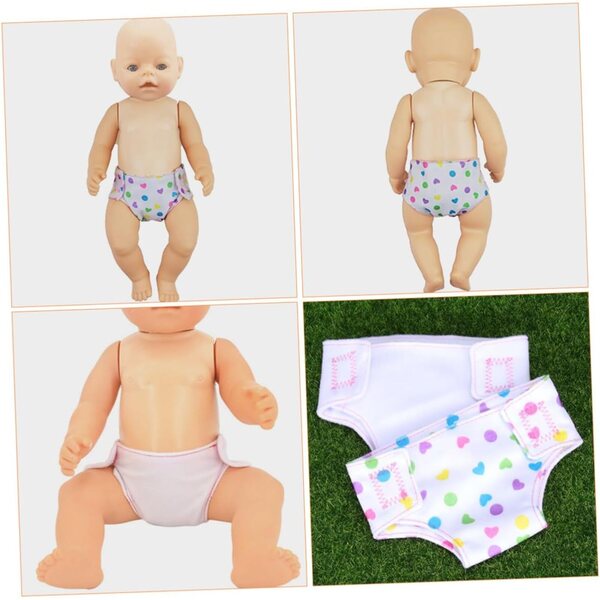 Gatuida 8 pezzi Mini Culottes per Bambole - Sottovesti in Tessuto Multicolore