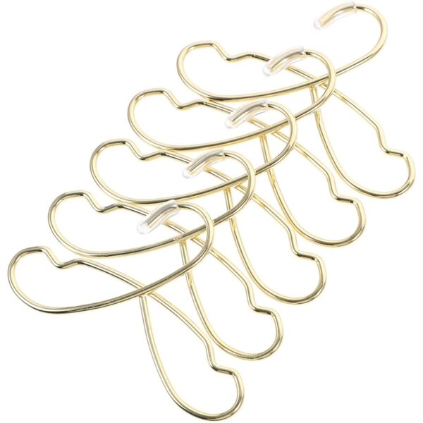 Gatuida Set 5 Cintres per Vestiti di Bambola Miniatura Decorativi e Resistenti