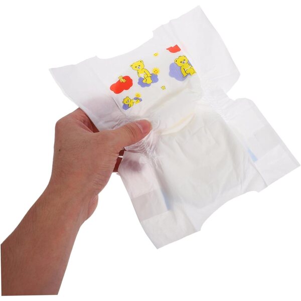 VICASKY 10 pezzi Pannolini Lavabili Realistici per Bambole Accessori Gioco Ruolo Bambini