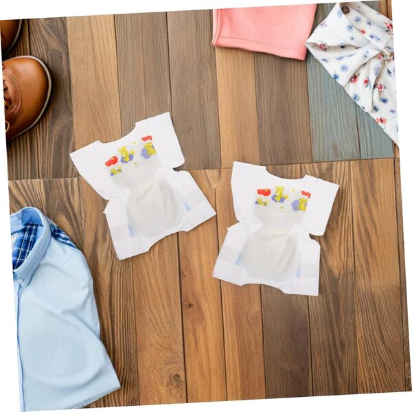 VICASKY 10 pezzi Pannolini Lavabili Realistici per Bambole Accessori Gioco Ruolo Bambini