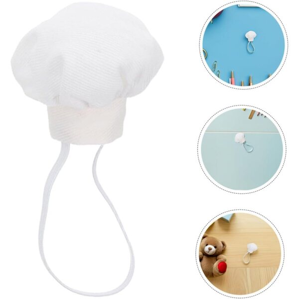 Set mit 4 Mini-Baumwollhüten für Puppen 10–15 cm – kreatives Zubehör von Gatuida