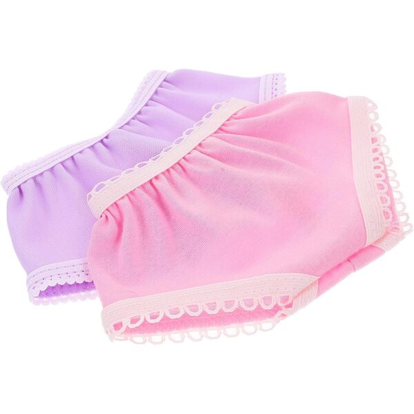 VICASKY Set 10 Culottes per Bambole – Sottovesti Colorati e Lavabili 18 cm