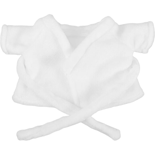 VICASKY Peignoir Miniature per Bambole e Peluche – Morbido e Confortevole Bianco