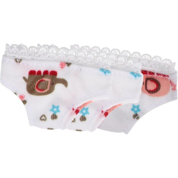 Gatuida 3 Mini-Culottes per Bambole in Tessuto Riutilizzabili e Facili da Indossare