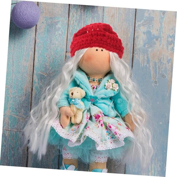Gatuida Set 6 Mini Cappelli di Lana fatti a Mano per Pupazzi e Decorazioni Natalizie
