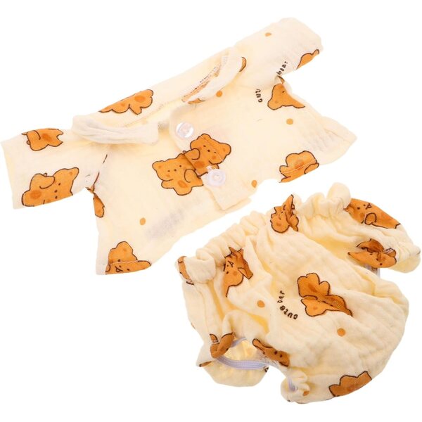 Gatuida-Plüschpyjama aus weichem Stoff und abnehmbaren Accessoires zum Spielen und Entspannen