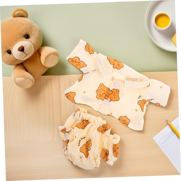 Gatuida-Plüschpyjama aus weichem Stoff und abnehmbaren Accessoires zum Spielen und Entspannen