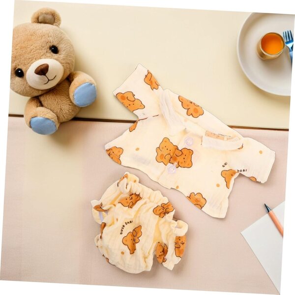 Gatuida-Plüschpyjama aus weichem Stoff und abnehmbaren Accessoires zum Spielen und Entspannen