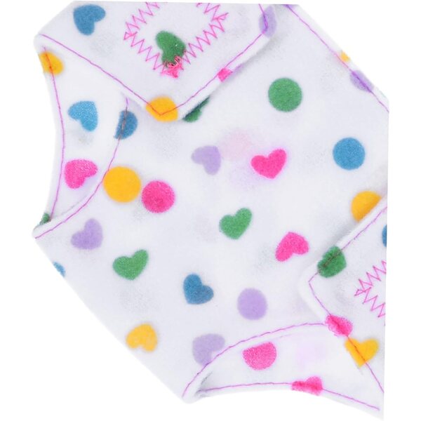 HEMOTON Set di 4 Pannolini Riutilizzabili per Bambole - Biancheria Intima di Stoffa Comoda e Pratica