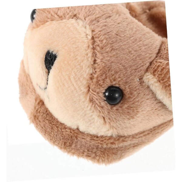 HEMOTON Scarpe Puppola in Peluche con Motivi Animali, Calde e Confortevoli per Inverno
