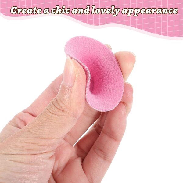 20 Mini Cappelli in Tessuto Rosa per Bambole - Accessori Decorativi Gatuida