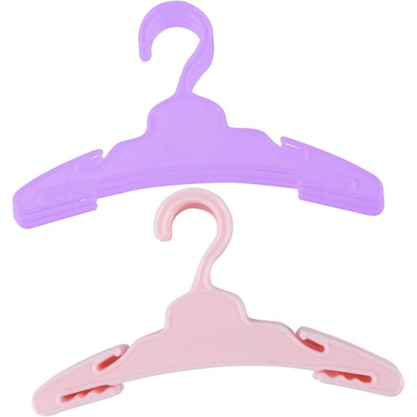 Gatuida Set 16 Cintres Miniature per Bambole in Plastica Colorata Resistenti