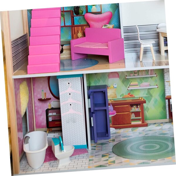 Gatuida Set 16 Cintres Miniature per Bambole in Plastica Colorata Resistenti