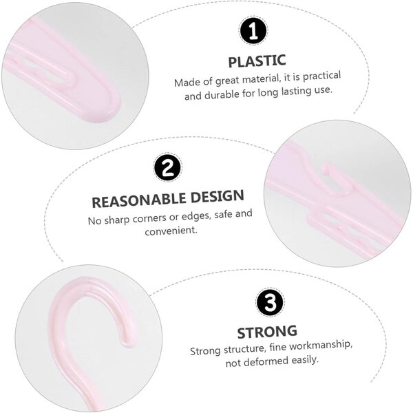Gatuida Set 16 Cintres Miniature per Bambole in Plastica Colorata Resistenti