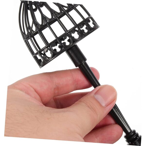 VICASKY Set 5 Mini Manichini per Vestiti di Bambole in Plastica Neri Compatti