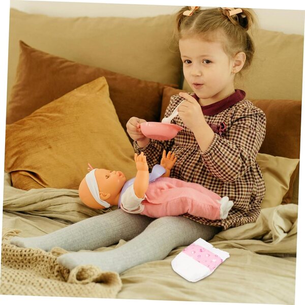 VICASKY 5 wiederverwendbare Sofas für 30-cm-Puppen – Baby-Reborn-Rollenspielzubehör