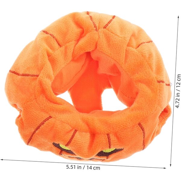 HEMOTON Costume da bambola zucca di Halloween con mini cappuccio per bambole in miniatura