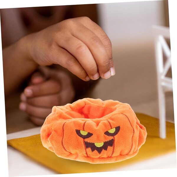 HEMOTON Costume da bambola zucca di Halloween con mini cappuccio per bambole in miniatura