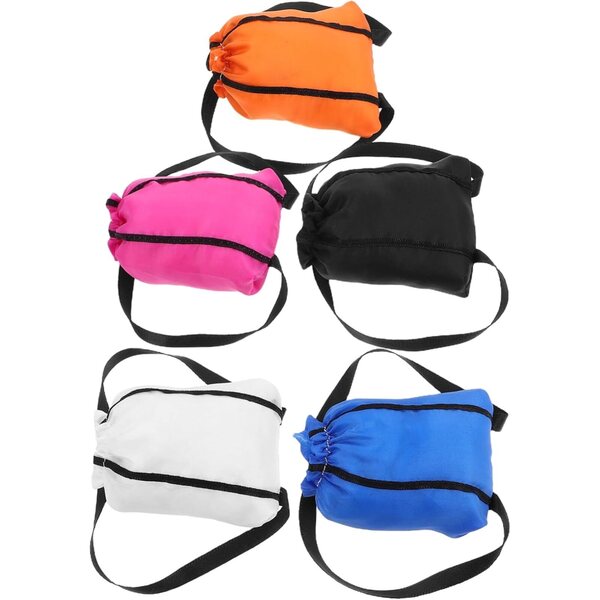 VICASKY 5 bunte Taschen für Spielzeug und Puppen, Mini-Rucksäcke aus strapazierfähigem Stoff