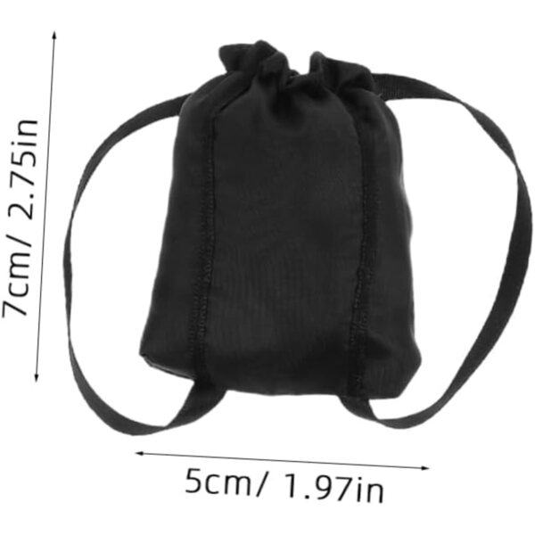 VICASKY 5 sacchetti colorati per giocattoli e bambole, mini zaini in tessuto resistenti