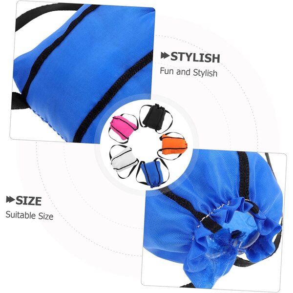 VICASKY 5 sacchetti colorati per giocattoli e bambole, mini zaini in tessuto resistenti