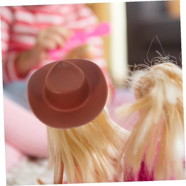 Gatuida Mini Chapeaux de Cowboy aus Kunststoff für Party- und Gebäckdekorationen – Set mit 40 Stück