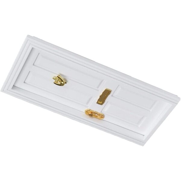 Toyvian Mini Porta in Legno per Case delle Bambole 18x8,5 cm Design Naturale e Resistente