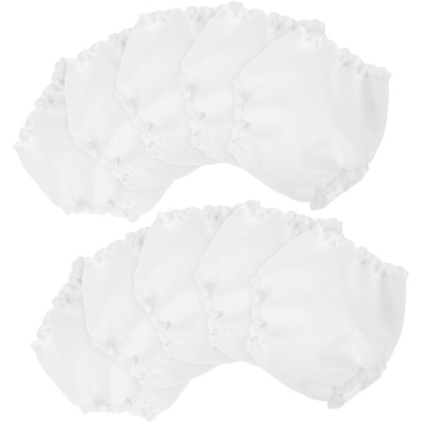 Gatuida 10 Culottes Elastiche per Bambole in Tessuto Bianco Accessori Giochi Bambini