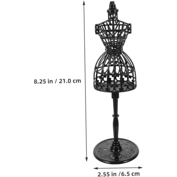 Gatuida 8 Mannequin Miniature per Vestiario Bambole 21x6,5 cm Supporto Robusto