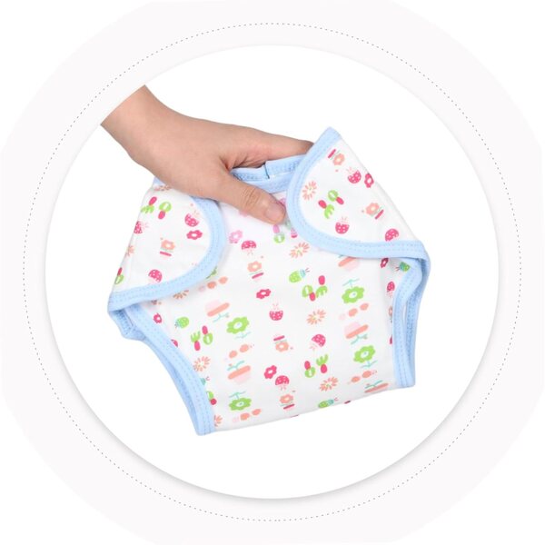 Gatuida Set 5 Pannolini Regolabili Riutilizzabili per Bambole – Accessori Gioco Ruolo