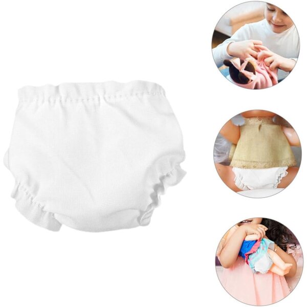 Gatuida Set 5 Pezzi Sottovesti Elastiche Miniature per Bambole 7x7 cm
