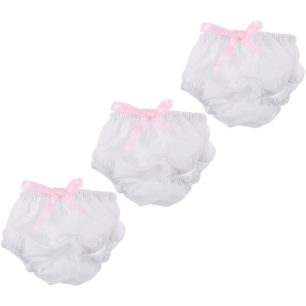 3er-Set Culottes für Puppen 15–20 cm – wiederverwendbares Stoffzubehör für Rollenspiele