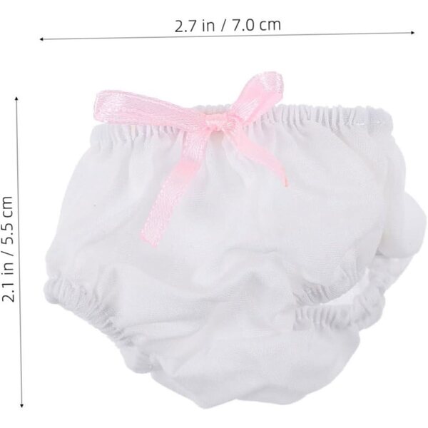 3er-Set Culottes für Puppen 15–20 cm – wiederverwendbares Stoffzubehör für Rollenspiele