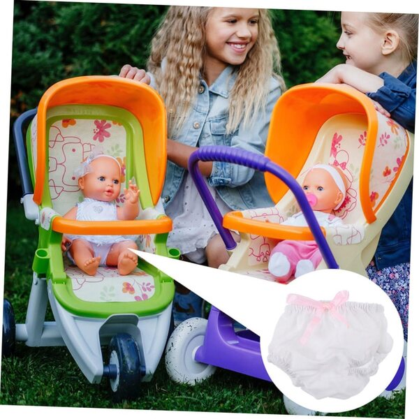 3er-Set Culottes für Puppen 15–20 cm – wiederverwendbares Stoffzubehör für Rollenspiele