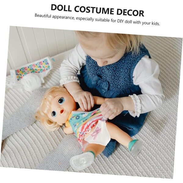 Gatuida 2 Culottes in Tessuto per bambole - Accessori Biancheria per Gioco Creativo