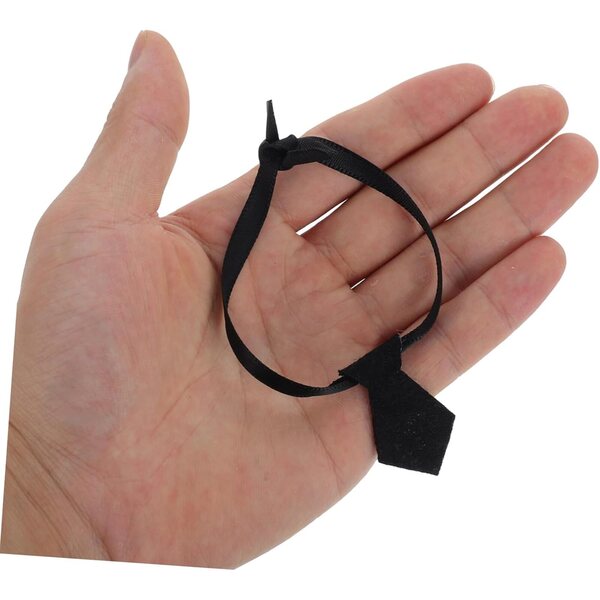 Gatuida 4 Mini Cravatte Nere per Casa delle Bambole Accessori Creativi per Bambini