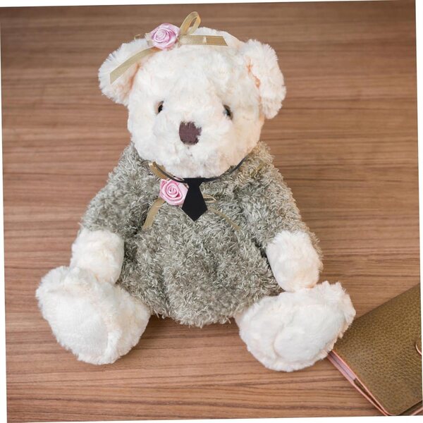 Gatuida 4 Mini Cravatte Nere per Casa delle Bambole Accessori Creativi per Bambini