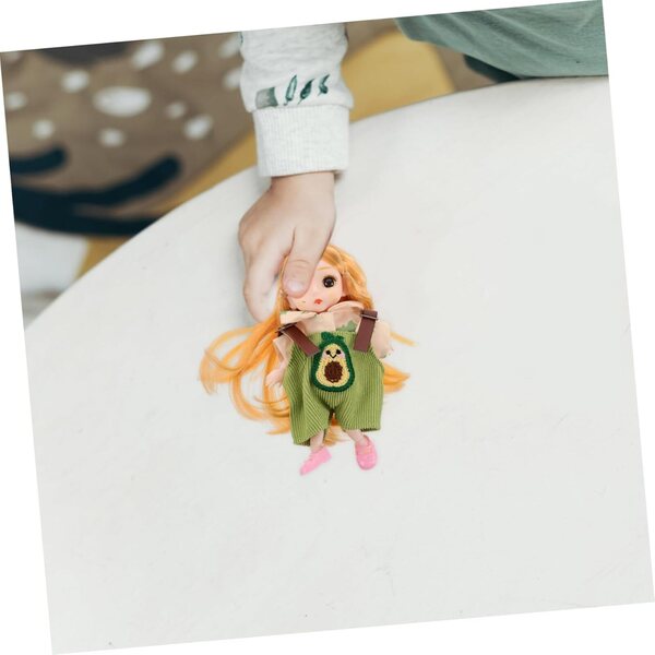 VICASKY Set Salopette Avocado e Pupazzo di Peluche per Bambini e Puppe