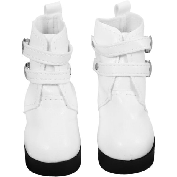 VICASKY PU-Stiefel für 18 cm große Puppen, elegante Schuhe, Puppenmode-Accessoires