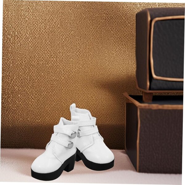 VICASKY PU-Stiefel für 18 cm große Puppen, elegante Schuhe, Puppenmode-Accessoires