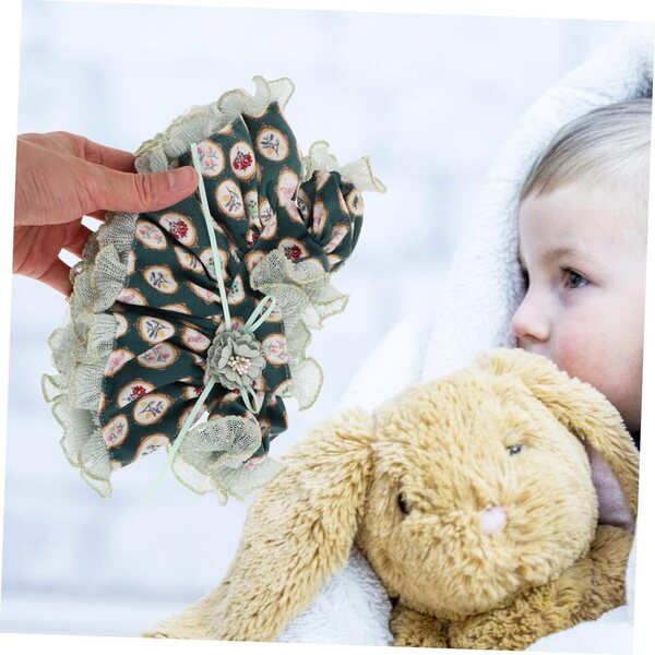 VICASKY Set Vestiti Peluche per Bambole - Vestito Verde Elegante e Confortevole