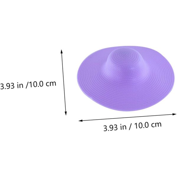 IMIKEYA 20 Mini Cappelli per Bambole 30 cm, Accessori Decorativi in PVC