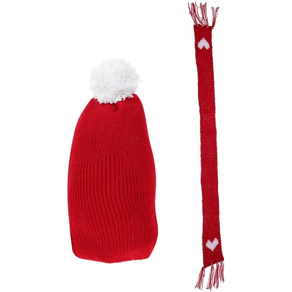 Mini cappello e sciarpa in lana Garneck per decorazioni e hobby creativi natalizi