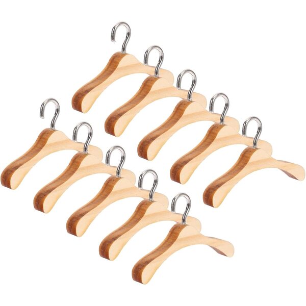 VICASKY 10 Holzgürtel für BJD-Puppen, Miniaturgürtel für Puppenkleidung