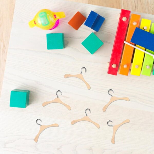 VICASKY 10 Holzgürtel für BJD-Puppen, Miniaturgürtel für Puppenkleidung